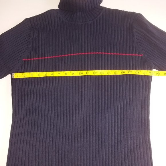 Tommy Hilfiger navy Turtleneck Sweater - Picture 4 of 5